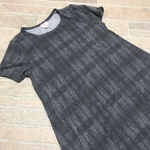 LuLaRoe Carly small gray EUC dress